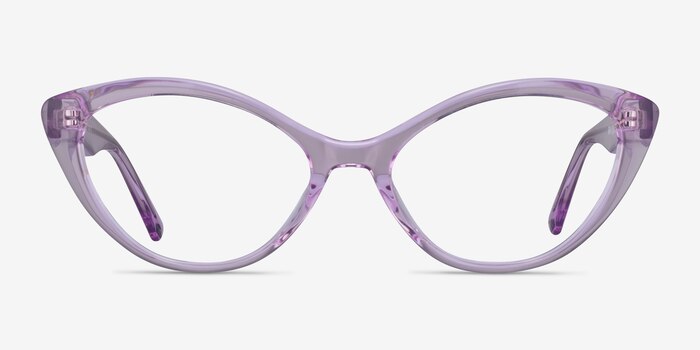 Melanie Violet clair Acétate Montures de lunettes de vue d'EyeBuyDirect