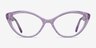 Melanie Light Purple AcetateEyeglass Frames from EyeBuyDirect, Front View