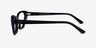Angelina Black AcetateEyeglass Frames from EyeBuyDirect, Side View