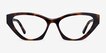 Angelina Tortoise AcetateEyeglass Frames from EyeBuyDirect, Front View