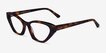 Angelina Tortoise AcetateEyeglass Frames from EyeBuyDirect, Angle View