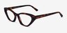 Angelina Tortoise AcetateEyeglass Frames from EyeBuyDirect, Angle View