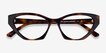 Angelina Tortoise AcetateEyeglass Frames from EyeBuyDirect, Closed View
