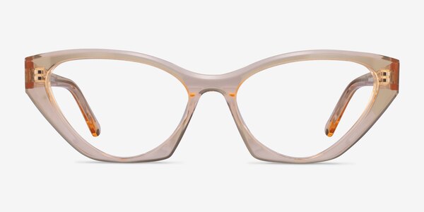 Angelina Crystal Melon Acetate Eyeglass Frames