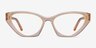 Angelina Crystal Melon AcetateEyeglass Frames from EyeBuyDirect, Front View