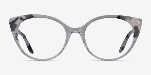Leilani Cat Eye Ivory Tortoise Clear Glasses for Women | Eyebuydirect
