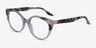 Leilani Ivory Tortoise Clear AcetateEyeglass Frames from EyeBuyDirect, Angle View