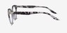 Leilani Ivory Tortoise Clear AcetateEyeglass Frames from EyeBuyDirect, Side View
