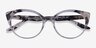 Leilani Ivory Tortoise Clear AcetateEyeglass Frames from EyeBuyDirect, Closed View