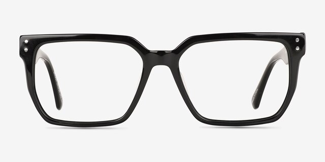Briggs Black AcetateEyeglass Frames from EyeBuyDirect, Front View