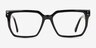 Briggs Black AcetateEyeglass Frames from EyeBuyDirect, Front View