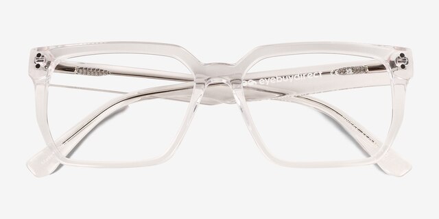 Briggs Clear AcetateEyeglass Frames from EyeBuyDirect, Closed View