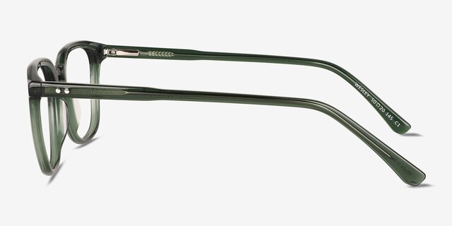 Wesley Green AcetateEyeglass Frames from EyeBuyDirect, Side View