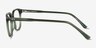 Wesley Green AcetateEyeglass Frames from EyeBuyDirect, Side View