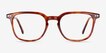 Wesley Tortoise AcetateEyeglass Frames from EyeBuyDirect, Front View