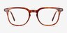 Wesley Tortoise AcetateEyeglass Frames from EyeBuyDirect, Front View