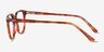 Wesley Tortoise AcetateEyeglass Frames from EyeBuyDirect, Side View