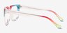 Empowered Rainbow Clear AcetateEyeglass Frames from EyeBuyDirect, Side View