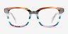 Spotlight Green Brown Rainbow AcetateEyeglass Frames from EyeBuyDirect, Front View