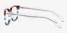 Spotlight Green Brown Rainbow AcetateEyeglass Frames from EyeBuyDirect, Side View