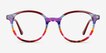 Expression Red Blue Rainbow AcetateEyeglass Frames from EyeBuyDirect, Front View