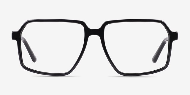 Mix Black AcetateEyeglass Frames from EyeBuyDirect, Front View