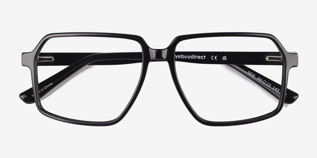 Mix Black AcetateEyeglass Frames from EyeBuyDirect, Closed View