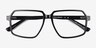 Mix Black AcetateEyeglass Frames from EyeBuyDirect, Closed View