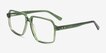Mix Crystal Green AcetateEyeglass Frames from EyeBuyDirect, Angle View