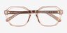 Flare Crystal Brown AcetateEyeglass Frames from EyeBuyDirect, Closed View