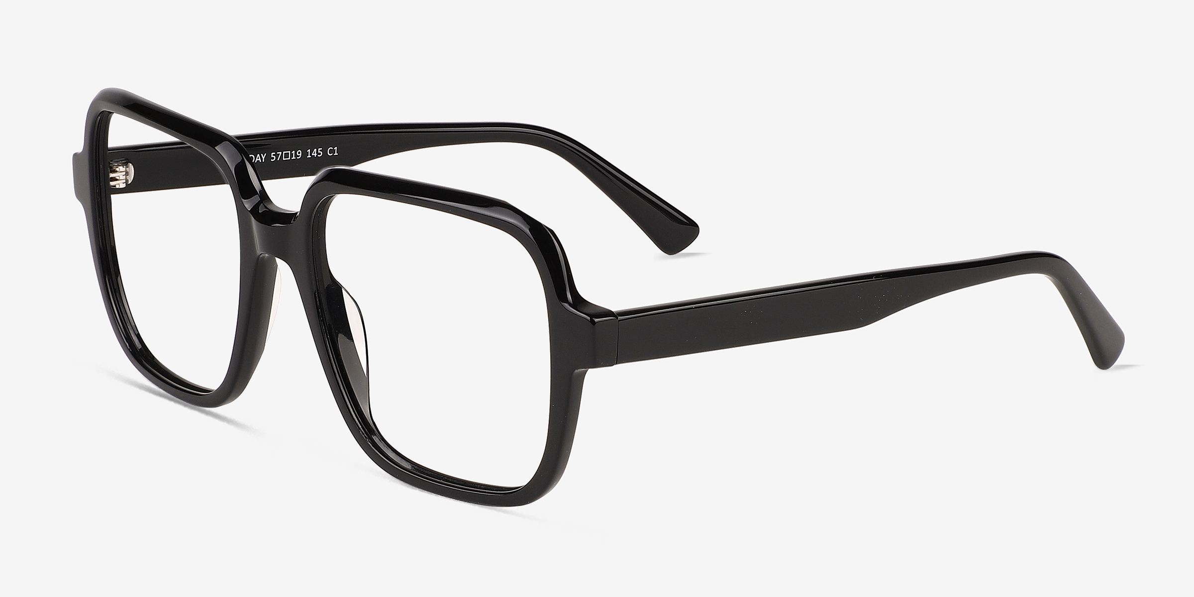 Saturday Square Black Full Rim Eyeglasses Eyebuydirect