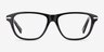 Harbor Black AcetateEyeglass Frames from EyeBuyDirect, Front View