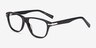 Harbor Black AcetateEyeglass Frames from EyeBuyDirect, Angle View