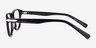 Harbor Black AcetateEyeglass Frames from EyeBuyDirect, Side View