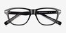 Harbor Black AcetateEyeglass Frames from EyeBuyDirect, Closed View