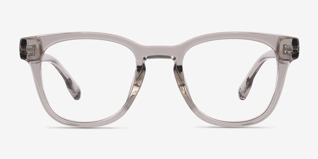 Mulligan Crystal Gray PlasticEyeglass Frames from EyeBuyDirect, Front View
