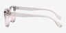 Mulligan Crystal Gray PlasticEyeglass Frames from EyeBuyDirect, Side View