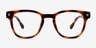 Mulligan Tortoise PlasticEyeglass Frames from EyeBuyDirect, Front View