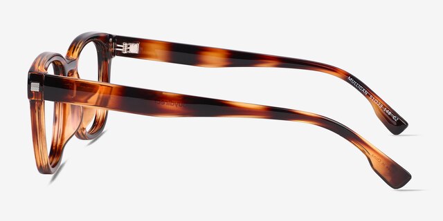 Mulligan Tortoise PlasticEyeglass Frames from EyeBuyDirect, Side View