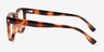 Mulligan Tortoise PlasticEyeglass Frames from EyeBuyDirect, Side View