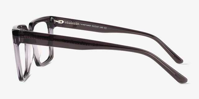 Vineyard Gradient Smoke AcetateEyeglass Frames from EyeBuyDirect, Side View