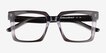 Vineyard Gradient Smoke AcetateEyeglass Frames from EyeBuyDirect, Closed View