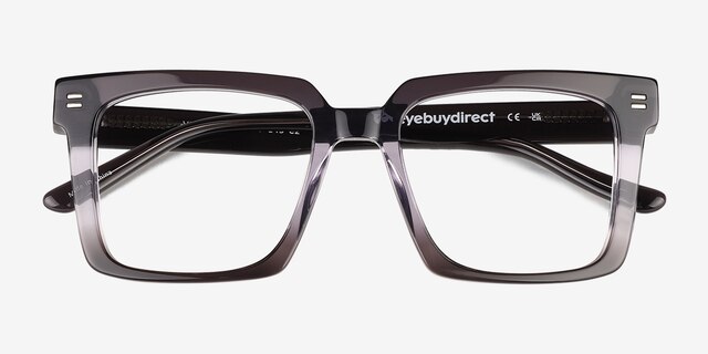 Vineyard Gradient Smoke AcetateEyeglass Frames from EyeBuyDirect, Closed View
