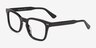 Thom Black AcetateEyeglass Frames from EyeBuyDirect, Angle View
