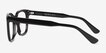 Thom Black AcetateEyeglass Frames from EyeBuyDirect, Side View