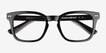 Thom Black AcetateEyeglass Frames from EyeBuyDirect, Closed View