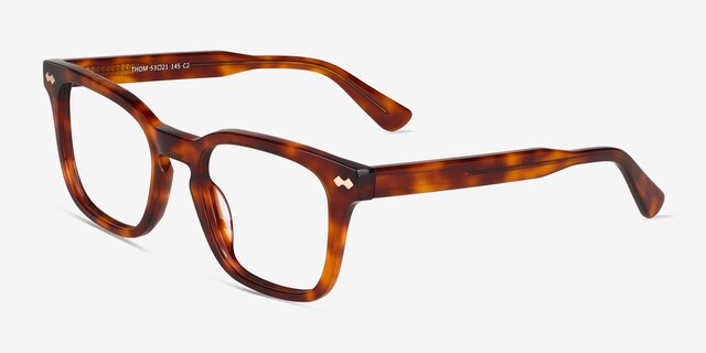 Thom Tortoise AcetateEyeglass Frames from EyeBuyDirect, Angle View