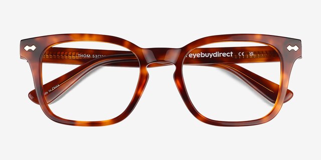 Thom Tortoise AcetateEyeglass Frames from EyeBuyDirect, Closed View
