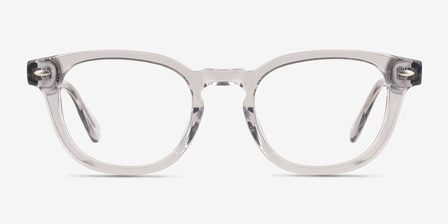 Pique Smoke AcetateEyeglass Frames from EyeBuyDirect, Front View