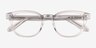 Pique Smoke AcetateEyeglass Frames from EyeBuyDirect, Closed View